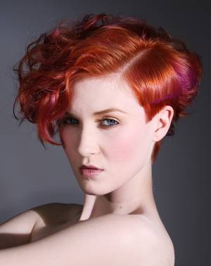 Copper Red - Short Cut Copper Red Hair Extraordinary And Ordinary Hairstyles Design Pixel