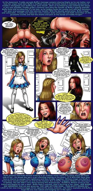 Buffy Lesbian Comic - Smudge] Buffy VS. Freddy (Buffy the.. at ComicsPorn.Net