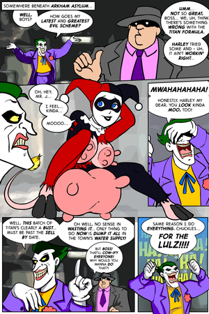 Harley Quinn Sexy Comic Strip Porn - Rule 34 - batman: the animated series batman (series) breast udders comic  cow ears cow girl cow horns cow tail dc dc comics dcau dialogue female harley  quinn harley quinn (classic) joker