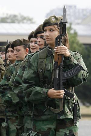 1940s Women Military Girls Porn - Military girls with AKs