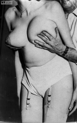 1950 Porn Bizarre - More bizarre breast fun from the 1950s!