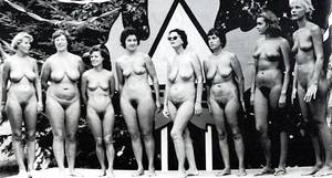 and white vintage nudistsblack - Vintage mature nudist 3 at Pictoa