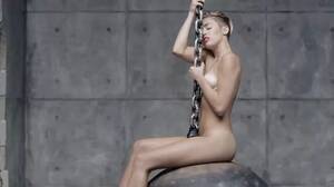 Miley Cyrus Nude Naked Porn - Miley Cyrus naked Wrecking Ball video delivered 19.3 million views across  VEVO in 24 hours - Mirror Online