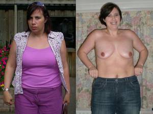chubby wife nude before and after - Hairy, Chubby Girl Shows Before And After Pics Of Her Wearing Clothes And  Naked