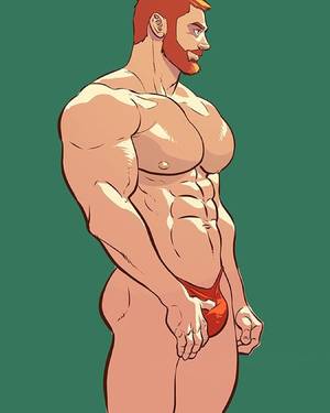 Animated Bodybuilder Porn - Parisian guy and big fan of Ginger & Hairy Men.
