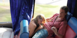 girlfriends public blowjobs on bus - 