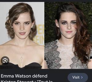 Kristen Stewart Emma Watson Porn - Who's prettier, Kristen Stewart or Emma Watson? : r/VindictaRateCelebs