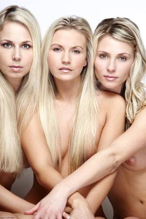 groups of naked blondes - Three Blondes Porn Pics & Naked Photos - PornPics.com
