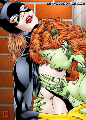Girl Dc Comics Lesbian Porn - Batman - [Leandro Comics] - Poison Ivy Gives Batgirl Hot Lesbian Sex porno