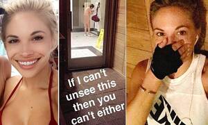 Dani Mathers Porn - Playboy model Dani Mathers charged for Snapchat of elderly woman showering  at the gym | Daily Mail Online