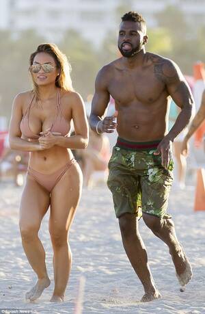 miami beach girls naked - Jason Derulo hits Miami Beach with 50 Cent's very busty ex Daphne Joy |  Daily Mail Online