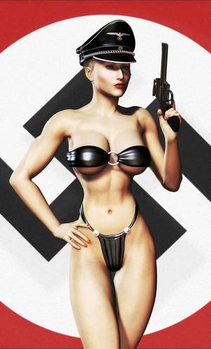 Nazi Pin Up Porn - Before you jump up and start bashing. this is a render of a comic oriented  character. was in my view in need of a good deed so I decided to do some ...