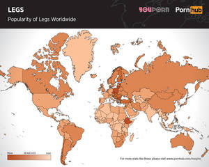 most popular - Maps show which body parts in porn are the most popular across the world