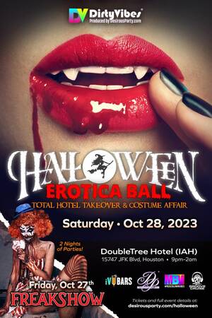 halloween swinger party - Halloween Erotica Ball- 20th Annual Doubletree Hotel at IAH Airport Houston  Oct 27, 2023