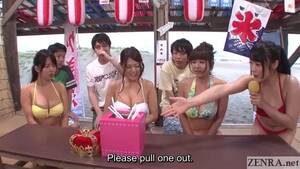 Japanese Beach Porn Game Show - ZENRA | Risky Strip Rock-Paper-Scissors and King's Game at the Beach 2  Second Half