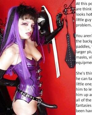 latex strapon captions - Latex Strapon Captions | Sex Pictures Pass