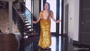 Evening Gown Porn - Thick babe in a sparkly evening gown spreads to pleasure ... | Any Porn