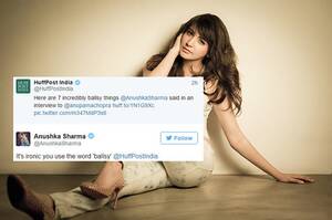 Anushka Sharma Nude Sex - This Anushka Sharma Tweet Proves She's Out To DESTROY Sexism