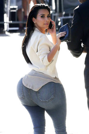 Kim Kardashian Big Booty Porn - West Hollywood, CA - Kim Kardashian looks casually chic as she makes her  way into