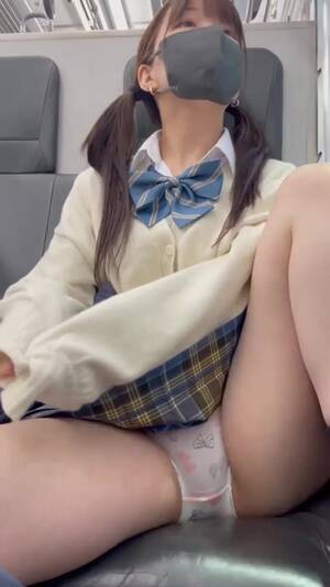 japanese upskirt girlfriend - Japanese pretty girl show her underwear in subway 5 - ThisVid.com