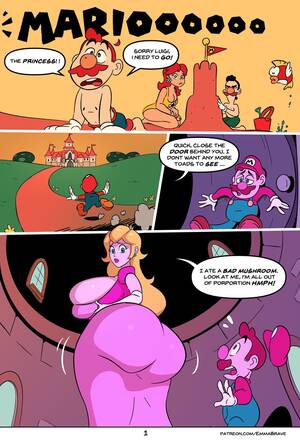 fat princess peach porn - Princess Peach Porn Comics - AllPornComic