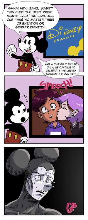 Epic Mickey 2 Gay Furry Porn - Here's a comic I made this summer. : r/TheOwlHouse