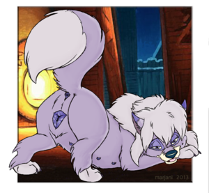Dixie Furry Pussy - Rule 34 - balto (film) canine disney dixie (balto) female female only feral fur  furry tail kryaterre nude presenting purple fur pussy raised tail solo  tagme tail | 1305475