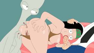 American Dad Anal Pain - Crazy monster fucked American dad's daughter