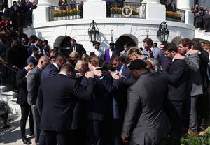 Black Men Porn Star Brian Baker - Former Alabama punter JK Scott prayed for Donald Trump on Tuesday at the  White House.