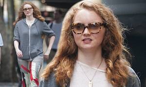 Lily Cole Porn - Lily Cole keeps it casual while exploring Sydney | Daily Mail Online