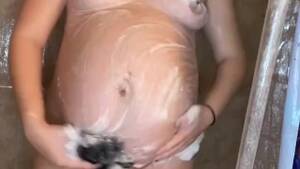 funny pregnant video - Pregnant big ass milf, fun in the shower - Videos Porno Gratis - YouPorn