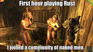 3d Nudist Beach Porn - First hour playing Rust... : r/gaming