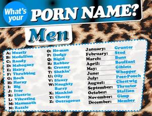 My Name Is Porn - What's your porn name?