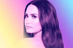 Katy Perry Lesbian Porn Demi Lovato - Demi Lovato as an LGBTQ Ally: Her 9 Best Moments | Billboard