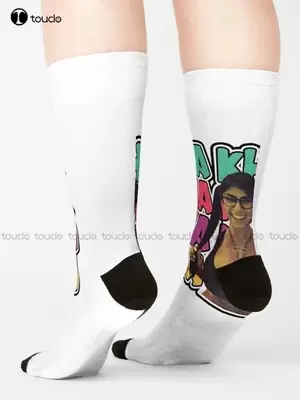 Funny Socks Porn - Funny Mia Khalifa Pornstar Porn Socks Black Mens Socks Fashion Creative  Leisure Funny Art Abstract Oil Painting Socks Funny - AliExpress