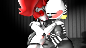 F Naf Porn Tongue Kissing - Rule34 - If it exists, there is porn of it / circus baby, marionette (fnaf),  puppet (fnaf) / 5481313