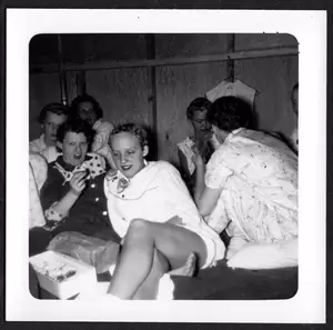 lesbian nudist camp - KINKY PAJAMA PARTY SECRET SUMMER LESBIAN CAMP NAUGHTY WOMEN ~ 1950s PHOTO |  eBay