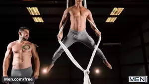 Aerial Silks Porn - Dante Colle Fucks Dale Missionary While Dale Suspends In Midair With The Aerial  Silks - Men | xHamster