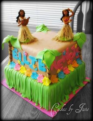 Hawaiian Girl Birthday Porn - Hula Girl Cake
