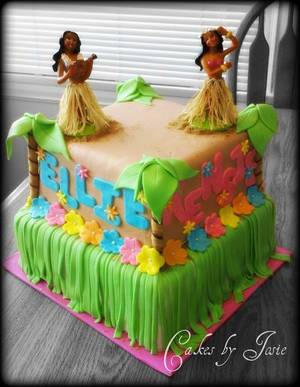 Hawaiian Girl Birthday Porn - Hula Girl Cake