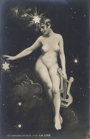 1910 French Porn - oorequiemoo: La lyre Postcard, France, 1910 Porn Photo Pics