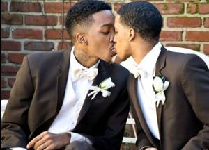 Black Couple Sex Celebrity - LOOK: The Country's Youngest Married African-American Gay Couple?