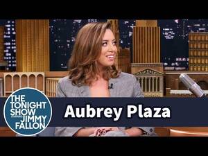 Jimmy Fallon Porn - Aubrey Plaza Used to Rent Porn to Her Small-Town Neighbors - YouTube