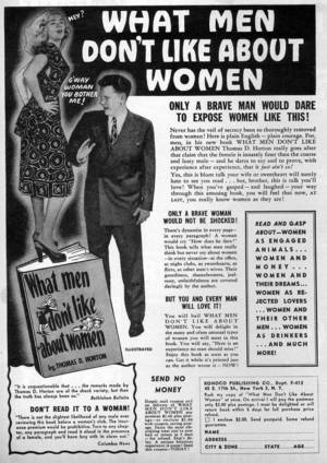 Men Only Vintage - Sex Instruction Book Ads vintage. â€œ