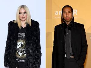 Avril Lavigne Xxx - Avril Lavigne and Tyga seemingly confirm relationship with kiss during  Paris Fashion Week | The Independent