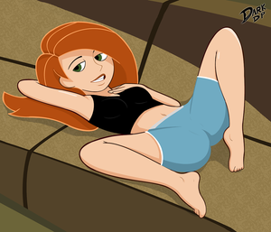 Kim Possible Porn Feet - Rule 34 - 1girls 2009 barefoot belly button black tank top blue shorts  clothed couch darkdp disney disney channel female female only fully clothed  green eyes kim possible kimberly ann possible laying