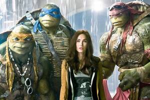 Megan Fox Porn Comics - Turtles' walks slow but carry a big box office stick