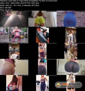 cum on yoga pants compilation - Amateurporn.ÑÑ - Amateur - Cute Girls In Yoga Pants Compilation Try Not To  Cum FullHD 1080p Â» HiDefPorn.ws