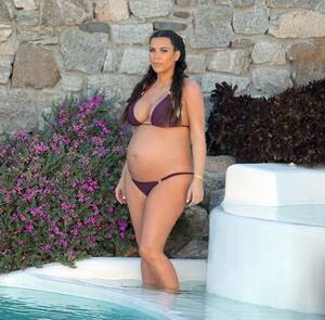 kim kardashian pregnant nude - Let It All Hang Out! Kim Kardashian's Most Naked Pregnant Photos -- 10 Hot  Mommy Pics!