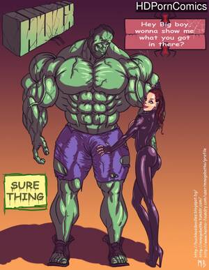 hulk - Hulk VS Black Widow comic porn | HD Porn Comics